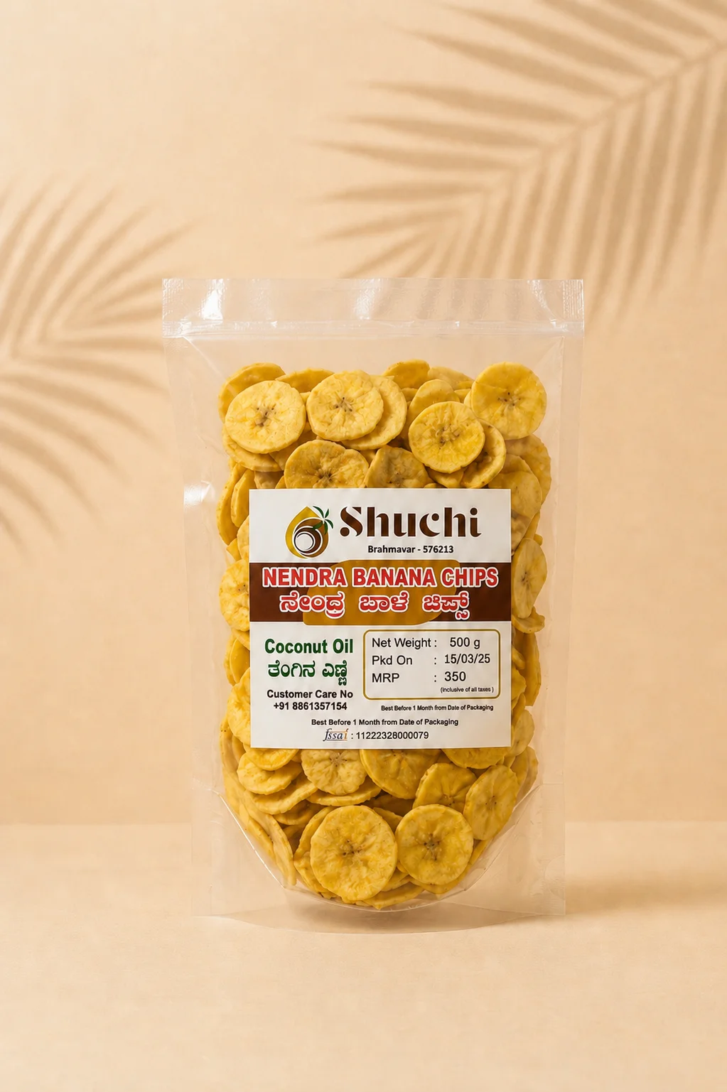Shuchi traditional banana chips pack