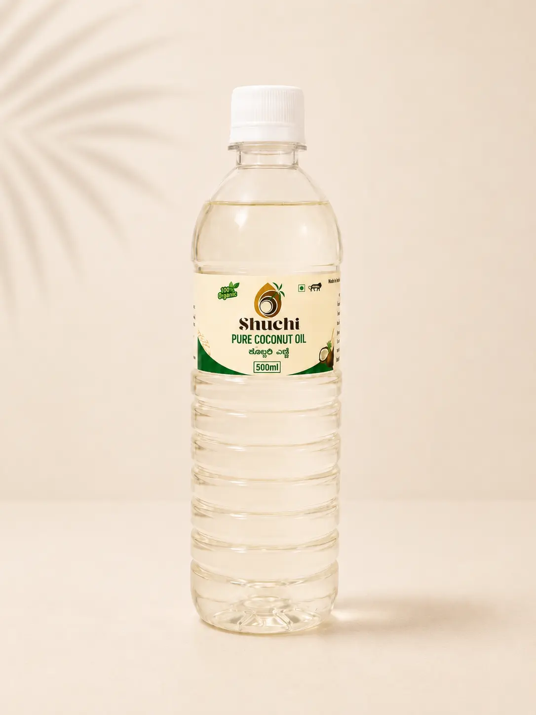 Shuchi regular coconut oil 500 ml bottle